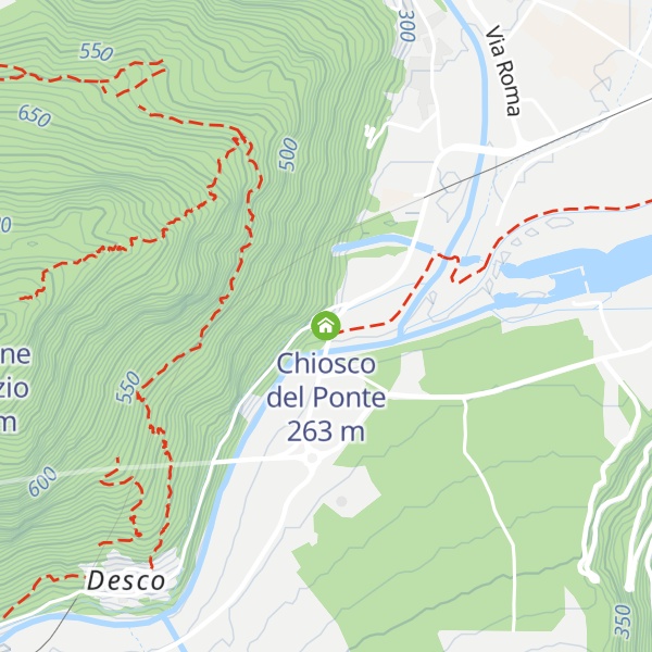 Map of Chiosco del Ponte