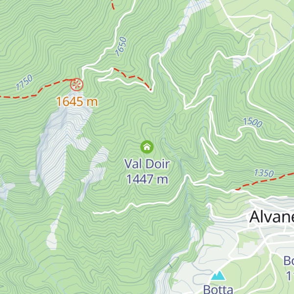 Map of Val Doir