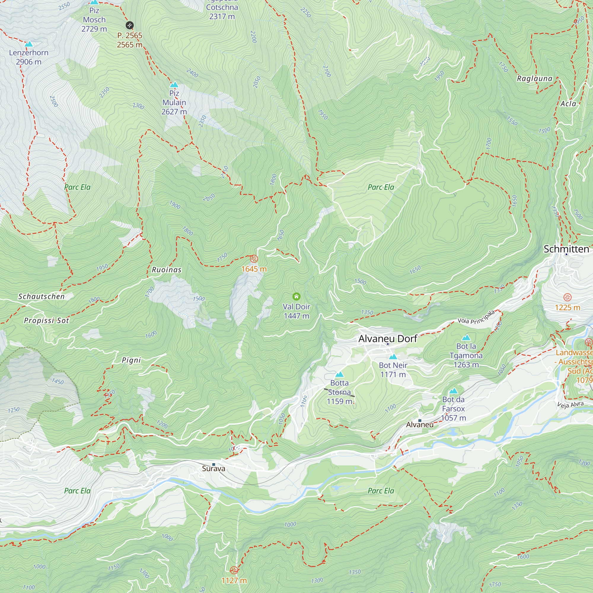 Val Doir map