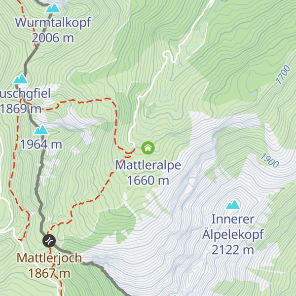 Map of Mattleralpe