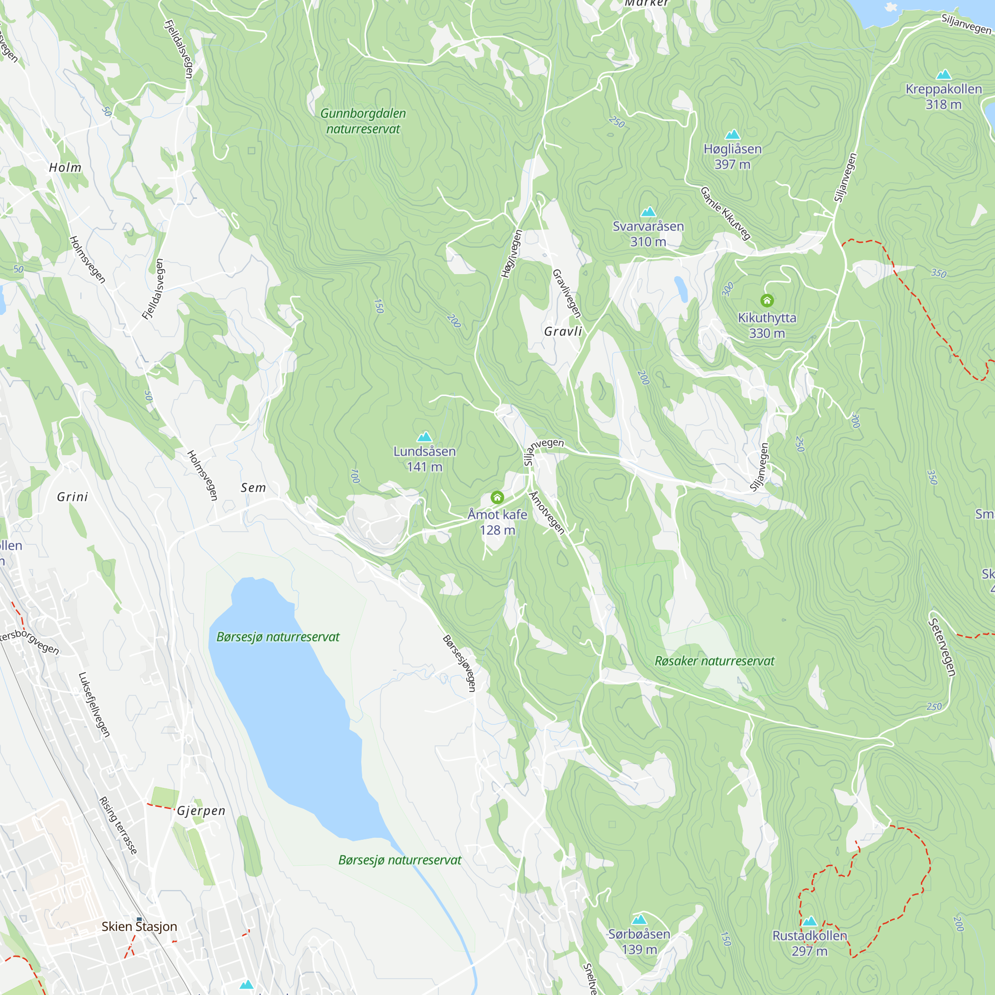 Åmot kafe map