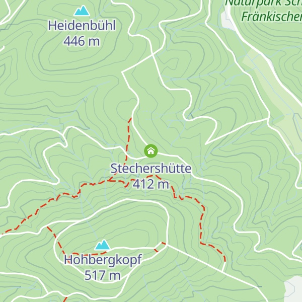 Map of Stechershütte