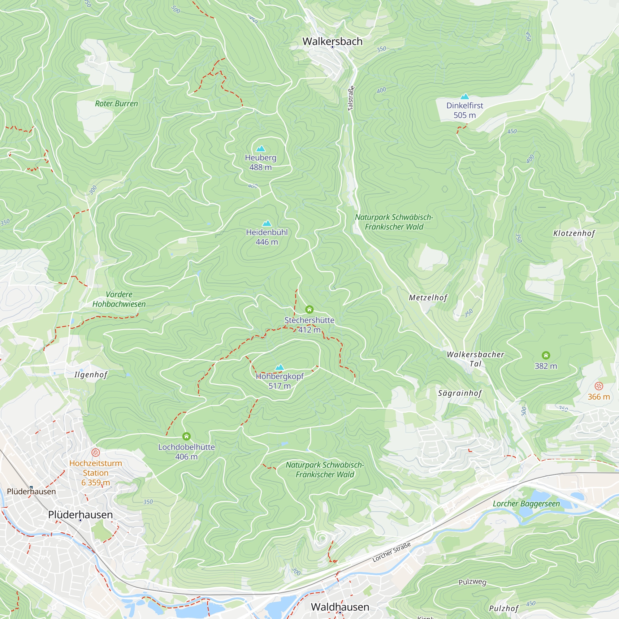 Stechershütte map