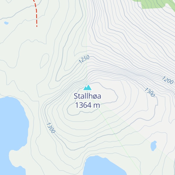 Map of Stallhøa