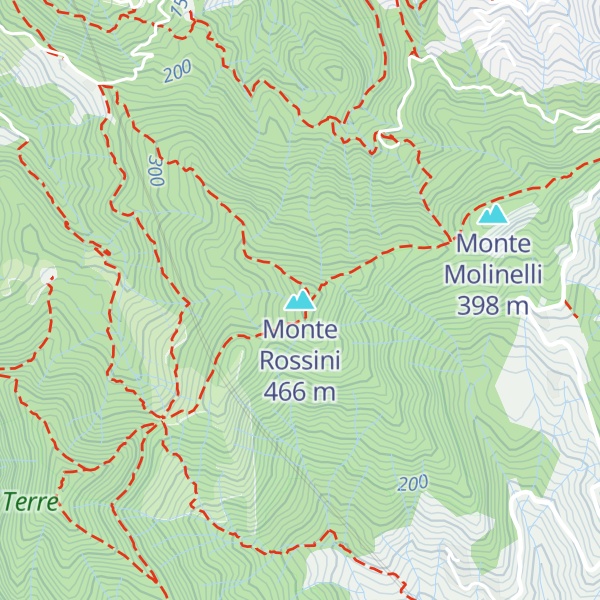 Map of Monte Rossini