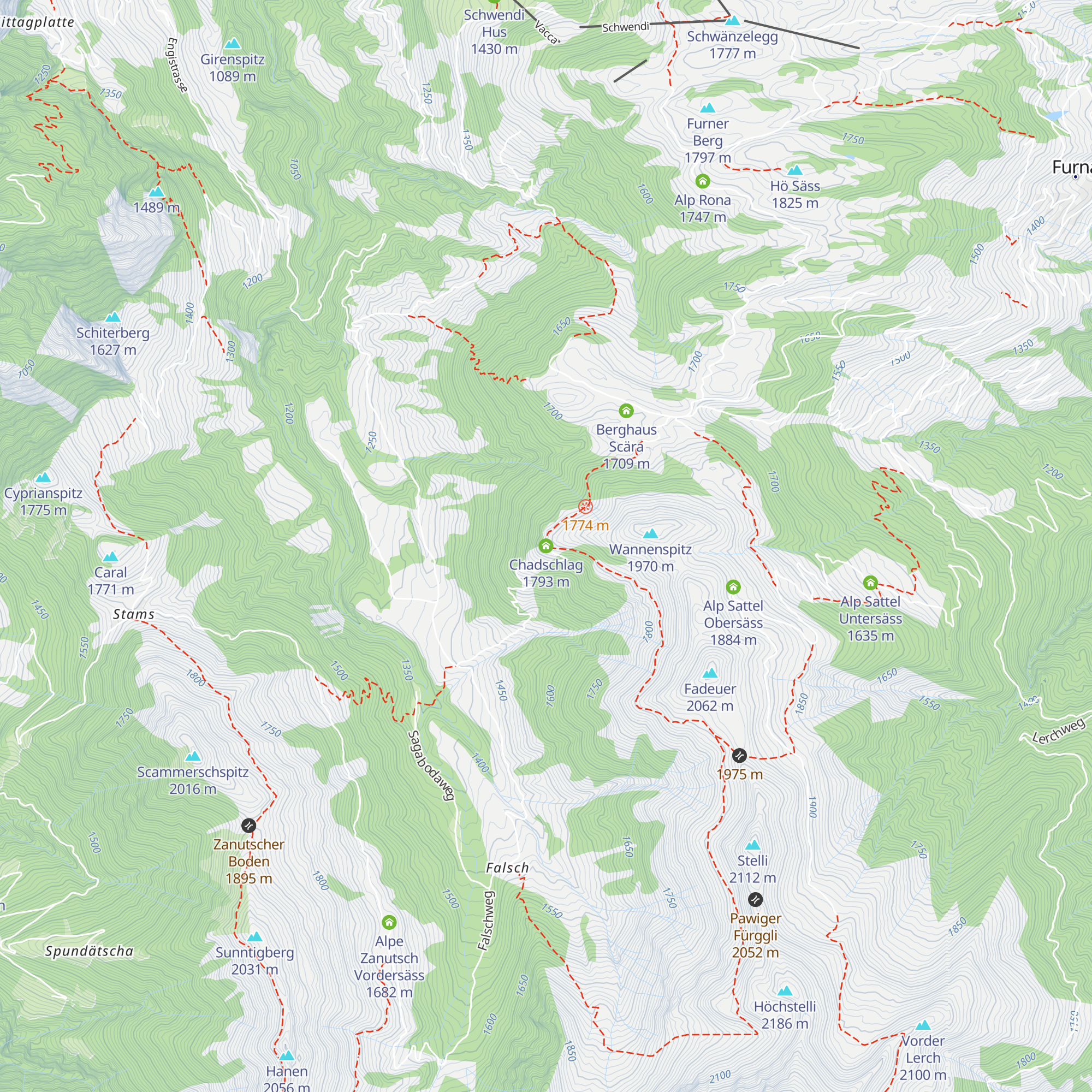 Chadschlag map