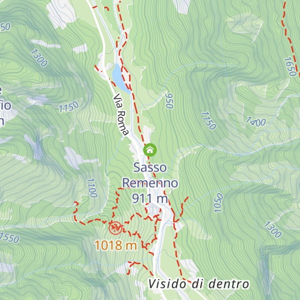 Map of Sasso Remenno