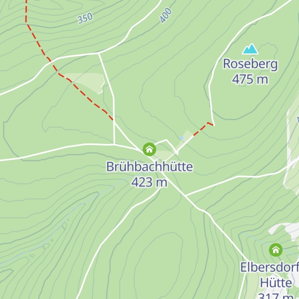 Map of Brühbachhütte