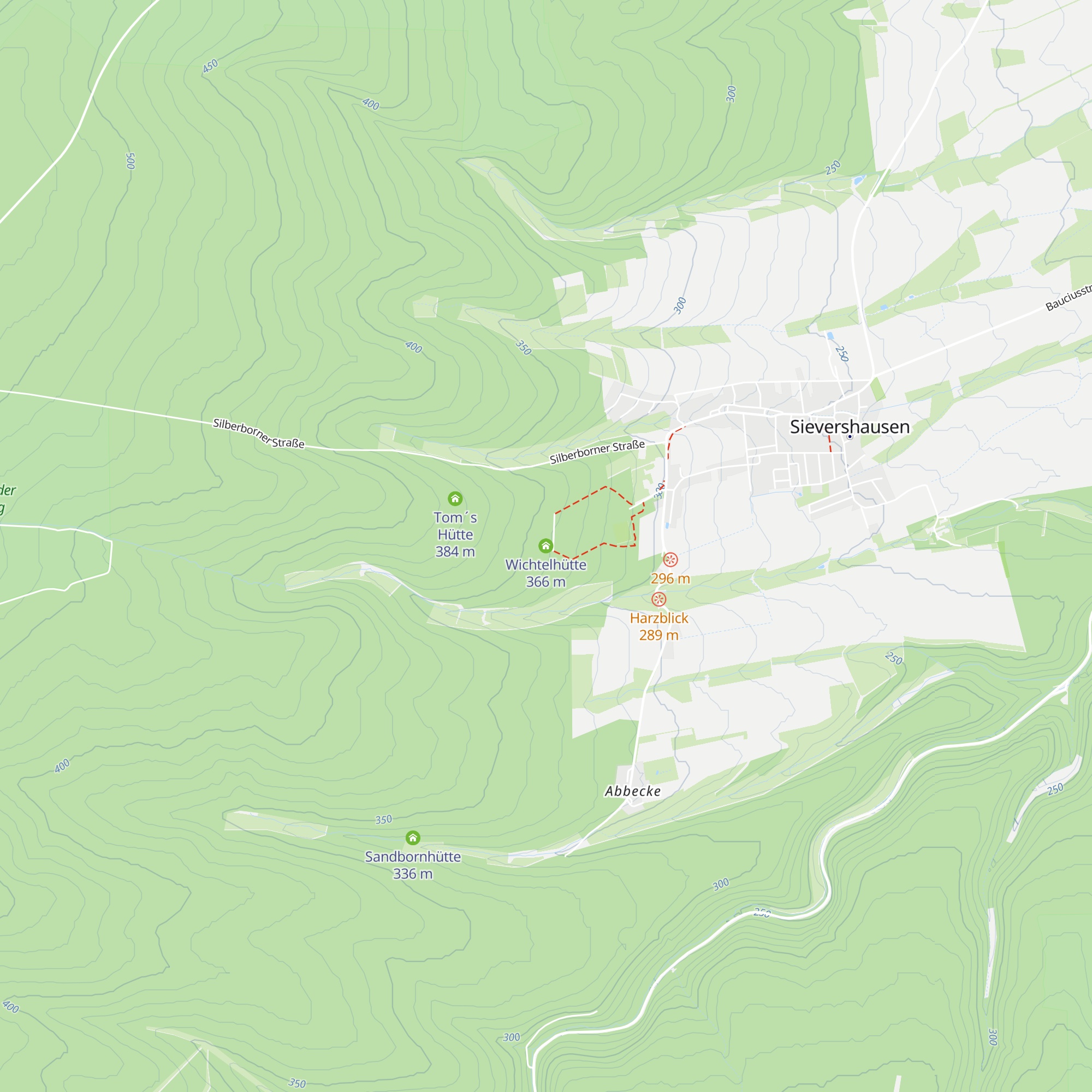 Wichtelhütte map