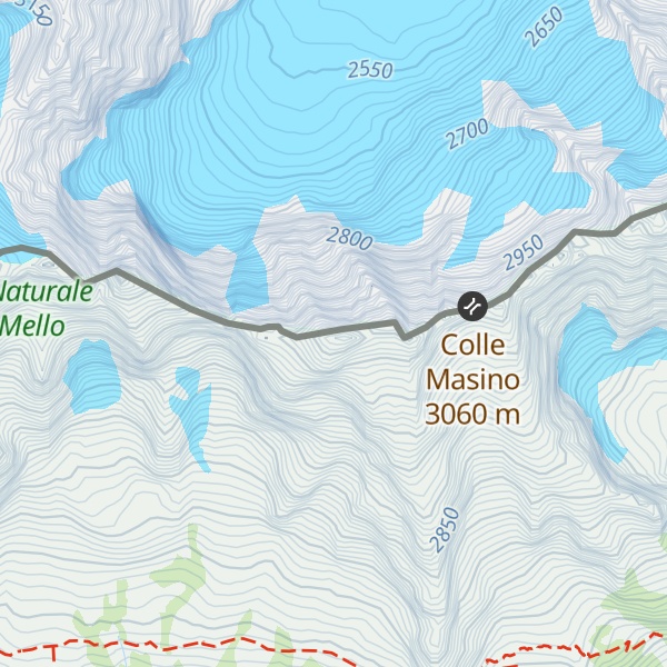 Map of Pizzo del Ferro Orientale
