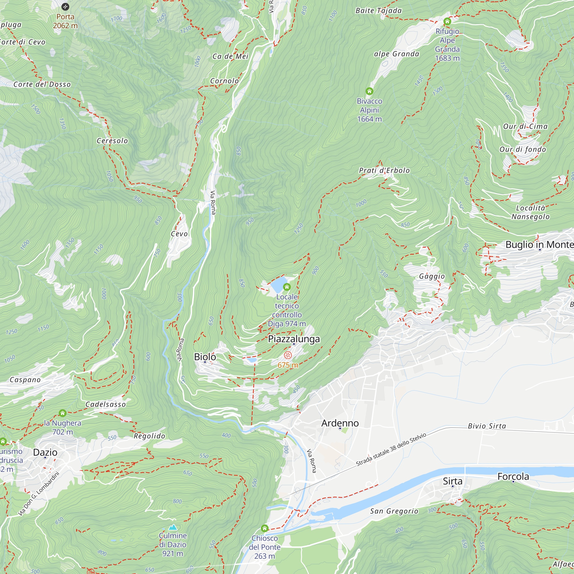 Locale tecnico controllo Diga map