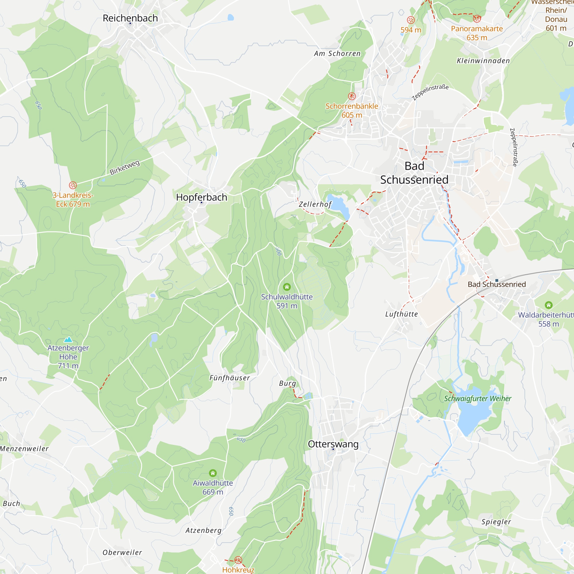 Schulwaldhütte map