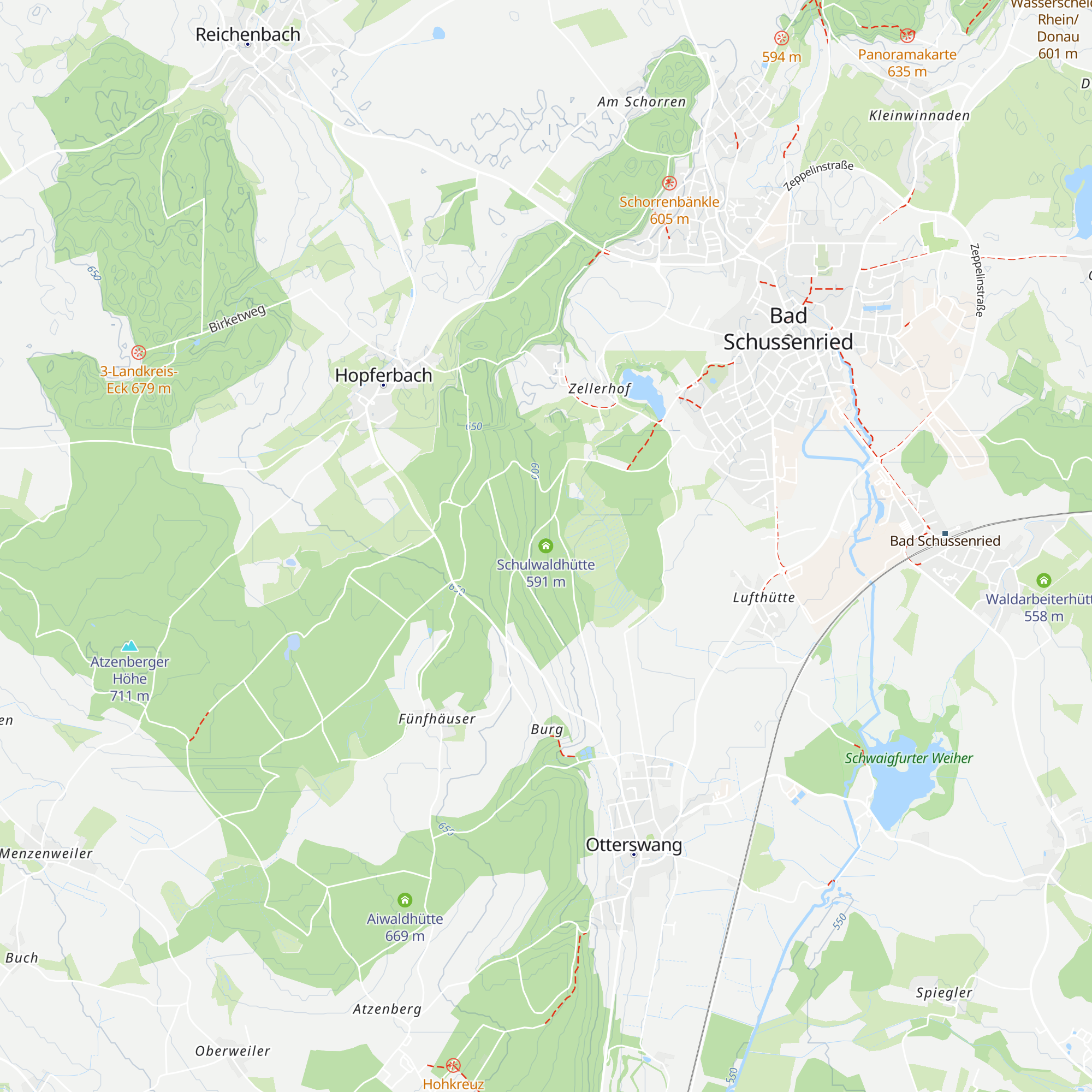 Schulwaldhütte map