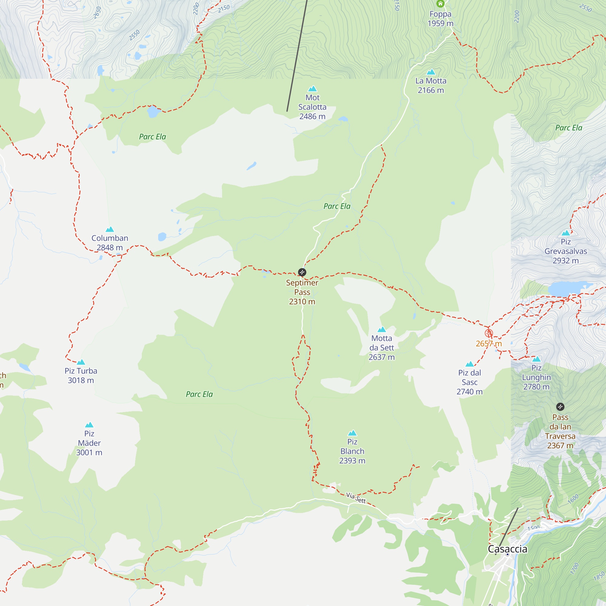 Tgesa da Sett map