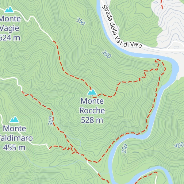 Map of Monte Rocche
