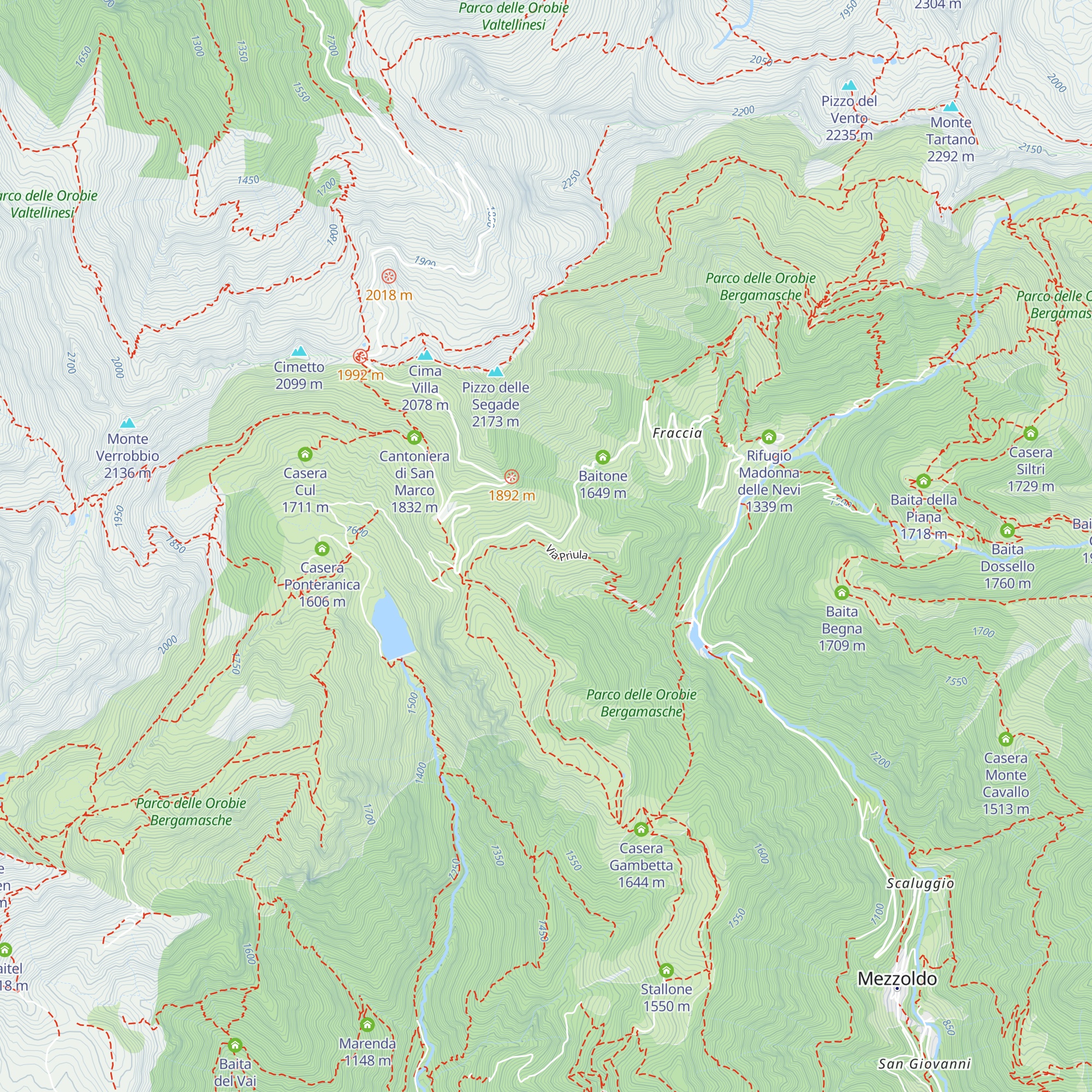 Alpe Ancogno Soliva map