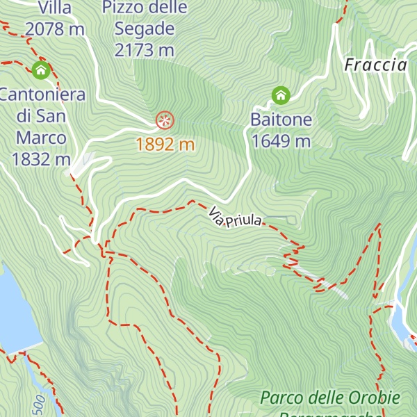 Map of Alpe Ancogno Soliva