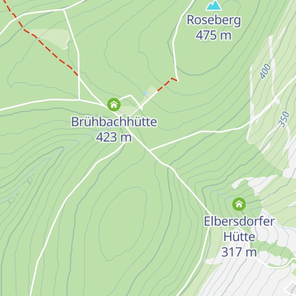 Map of Dr. Henner Sostmann-Hütte