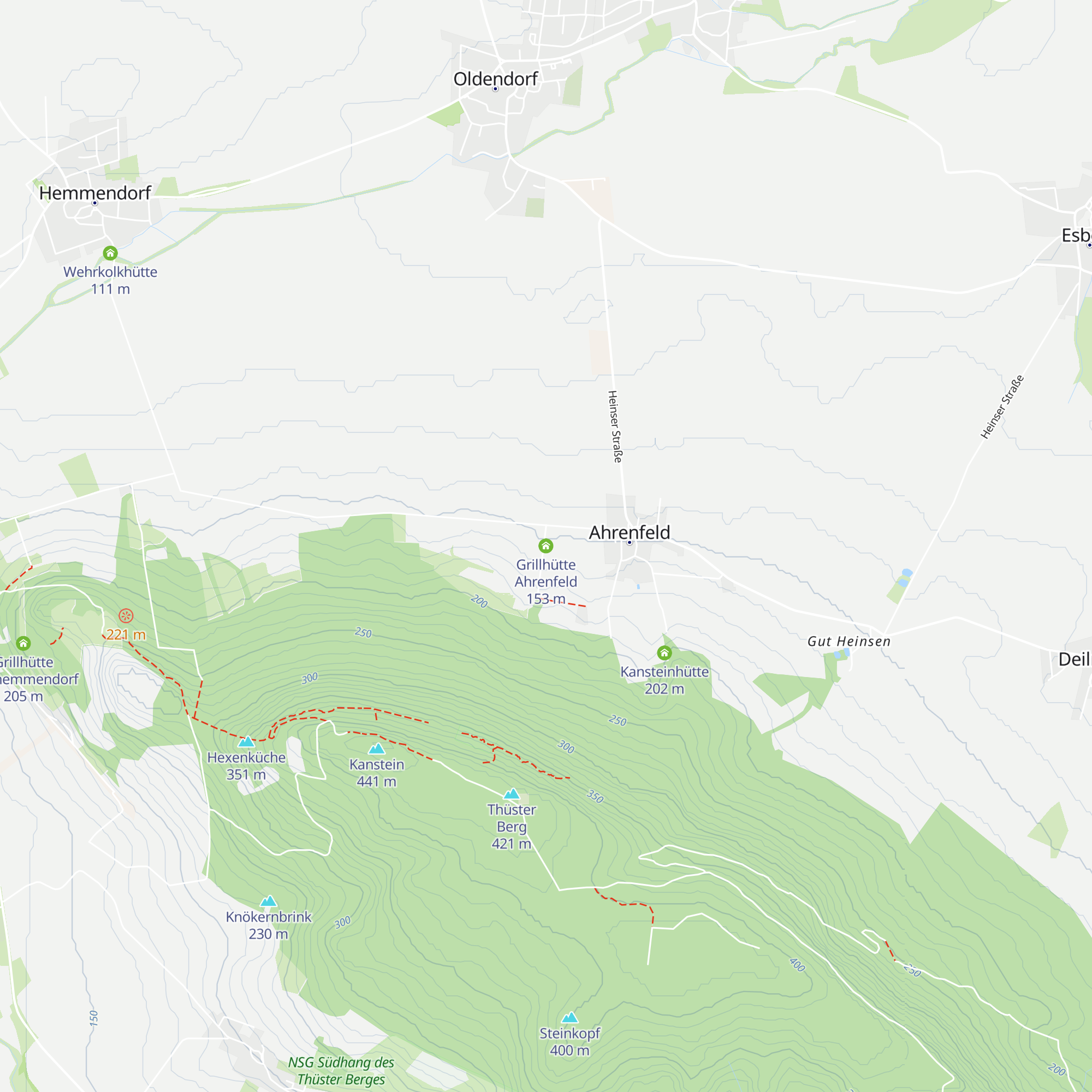 Grillhütte Ahrenfeld map