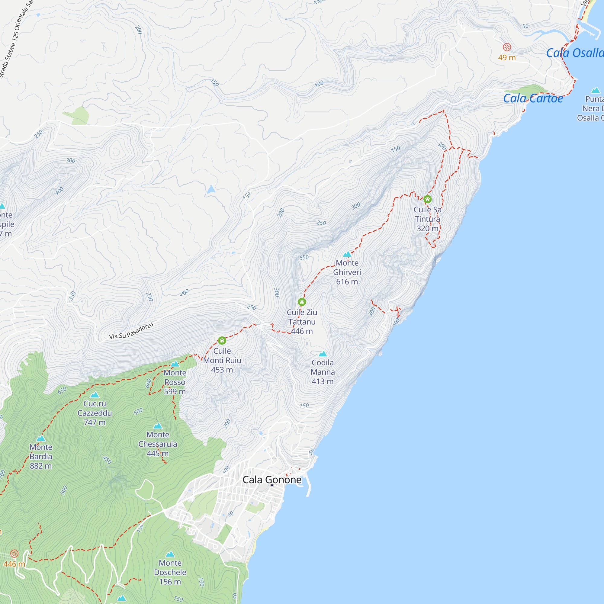 Cuile Ziu Tattanu map