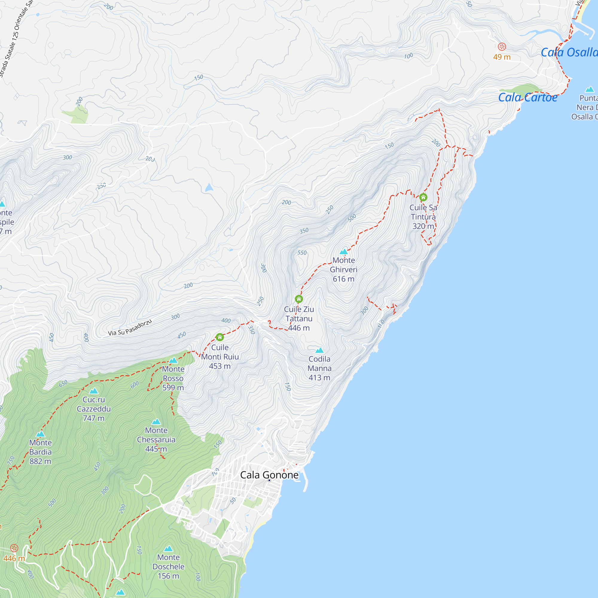 Cuile Ziu Tattanu map