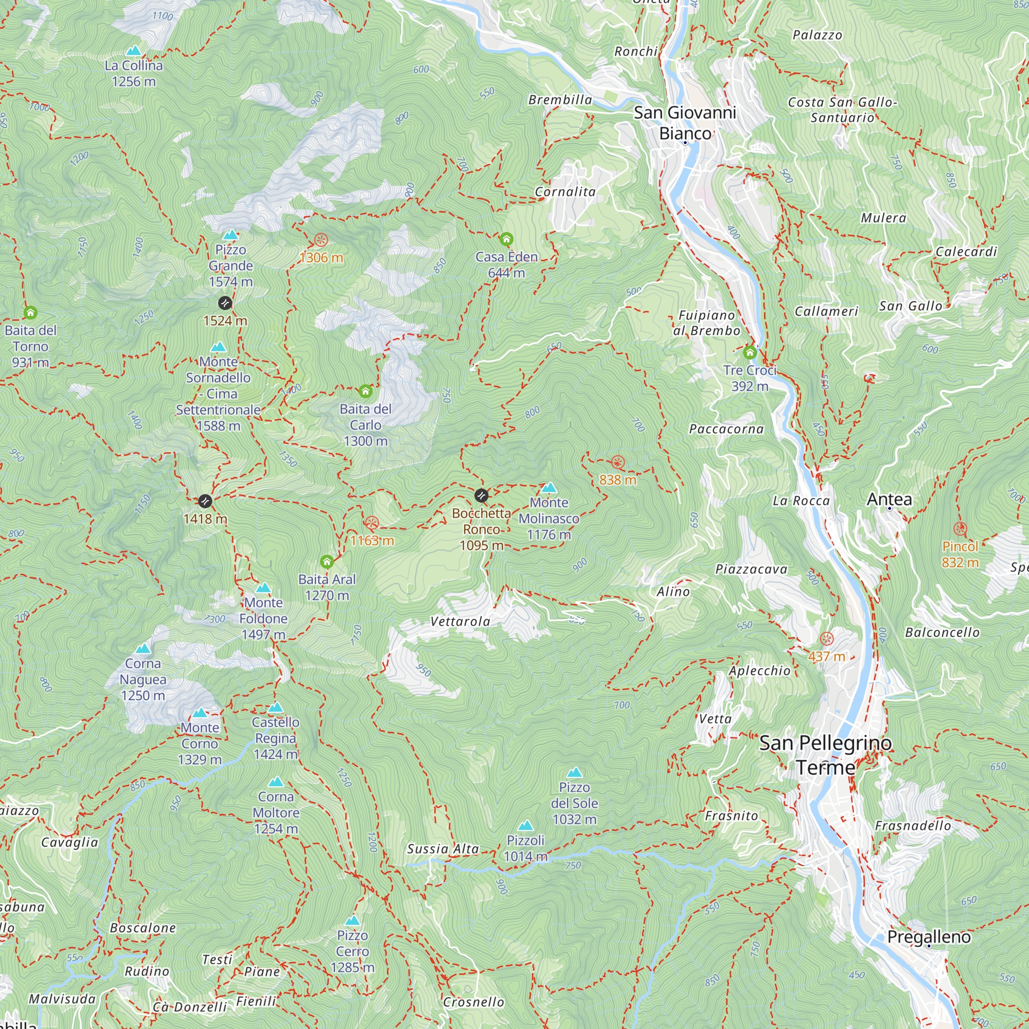 Baita degli Alpini map