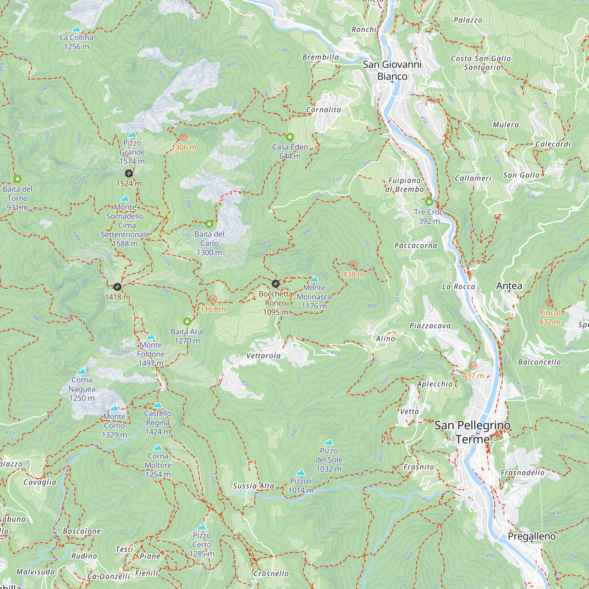 Baita degli Alpini map