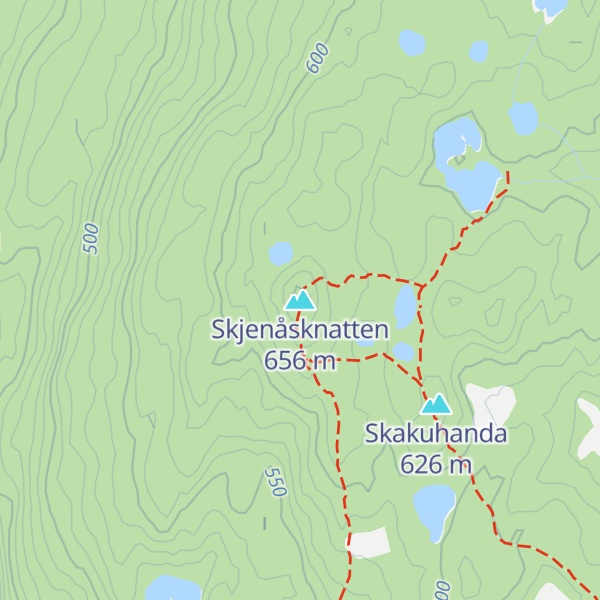 Map of Skjenåsknatten