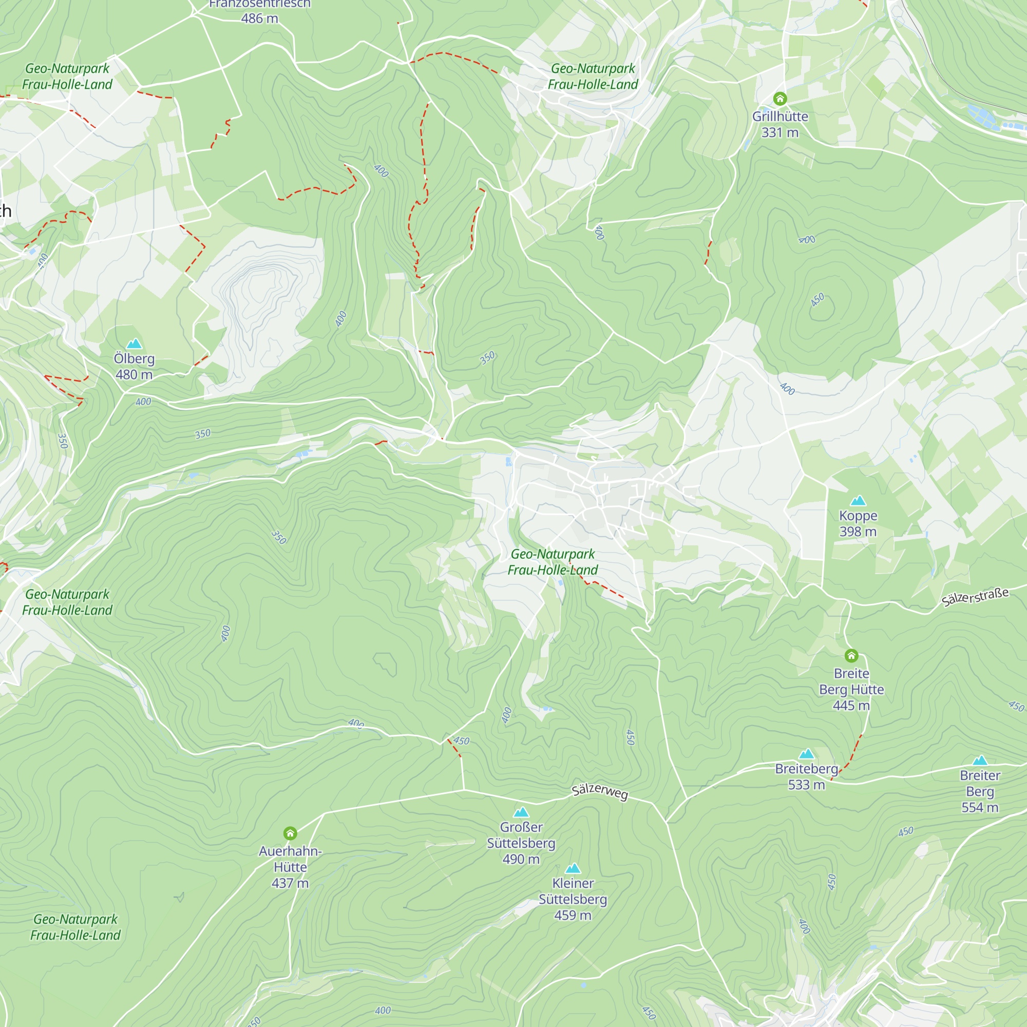 Grillhütte Quentel map