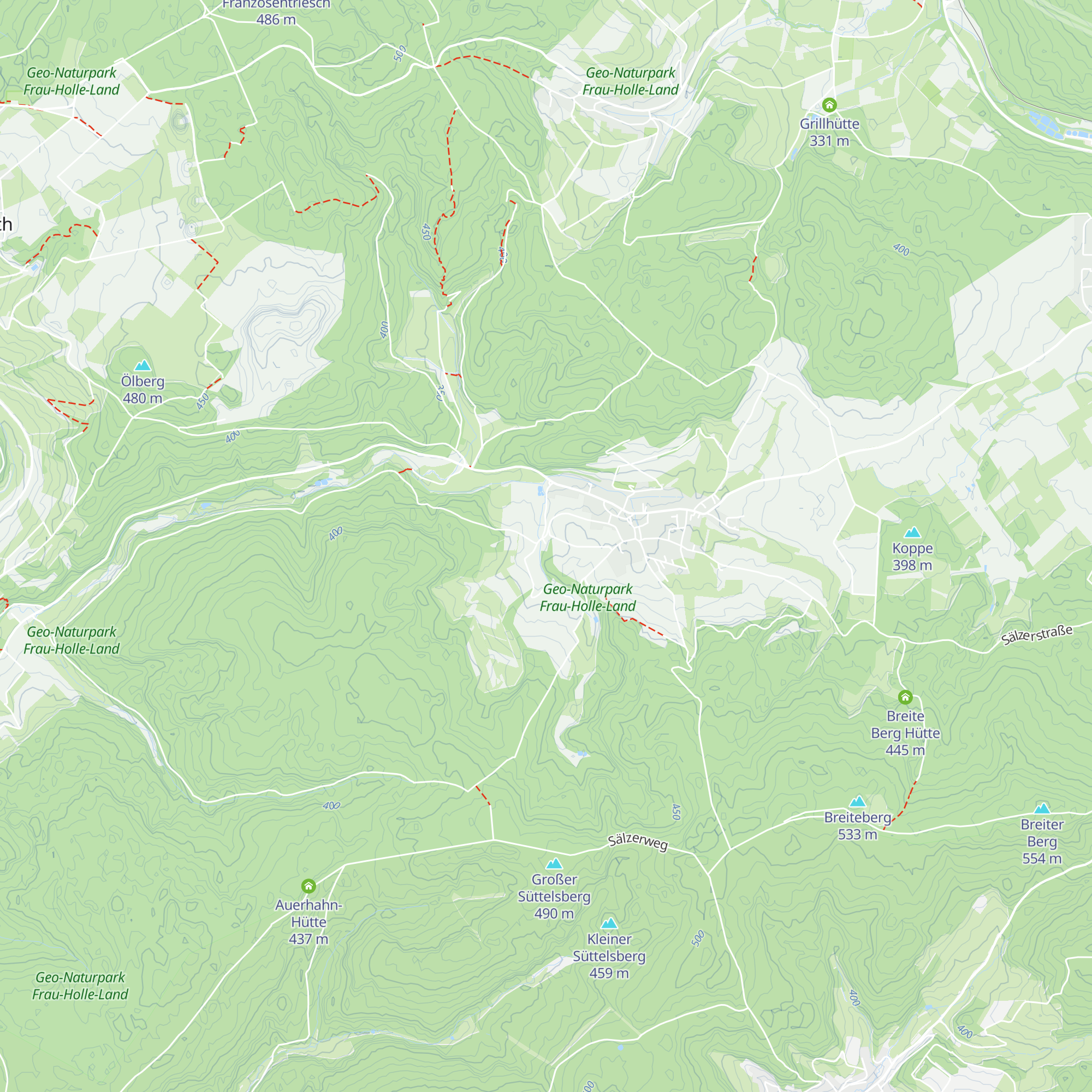Grillhütte Quentel map