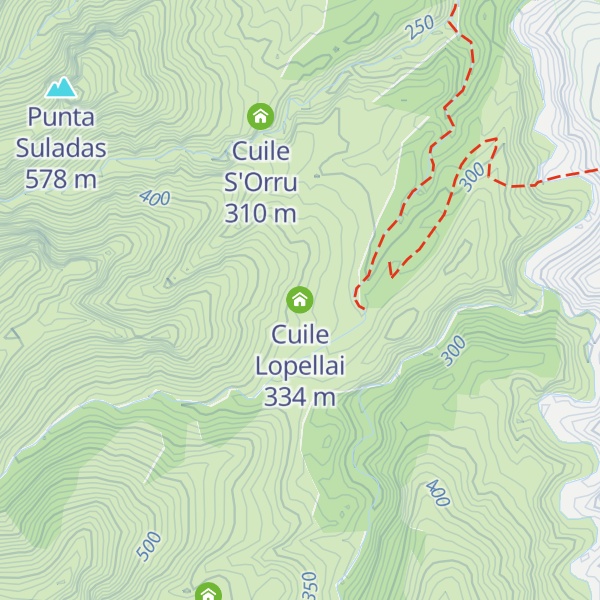 Map of Cuile Lopellai