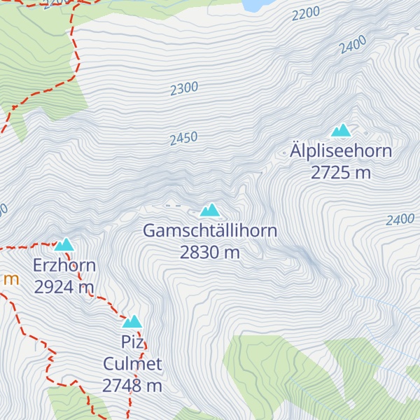 Map of Gamschtällihorn