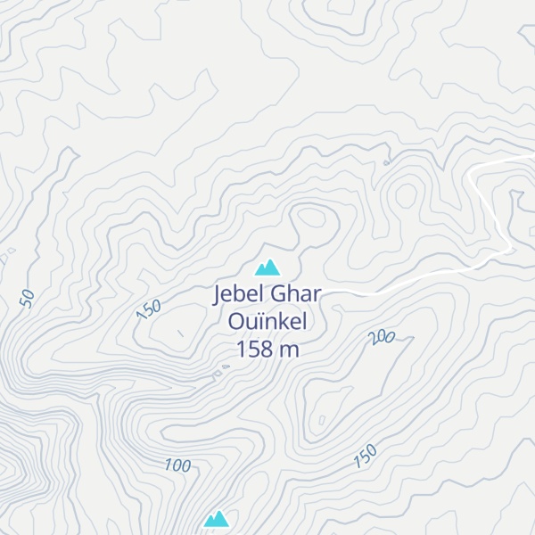 Map of Jebel Ghar Ouïnkel