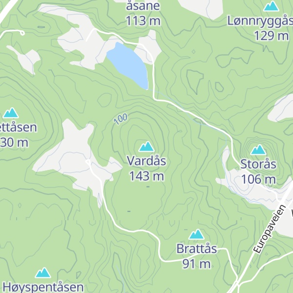 Map of Vardås