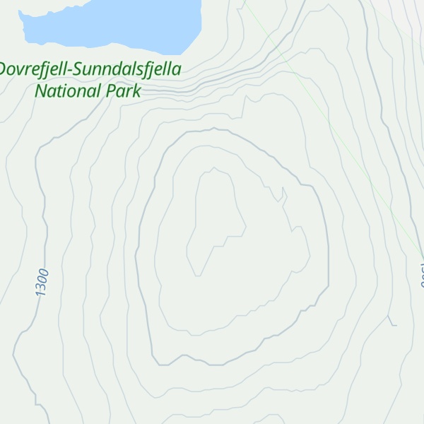 Map of Langfonnskarven