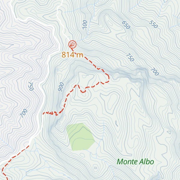 Map of Cuile Punta Cupeti