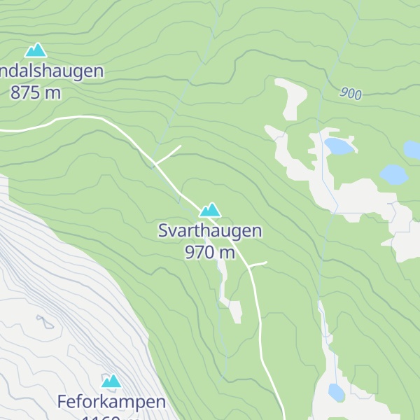 Map of Svarthaugen