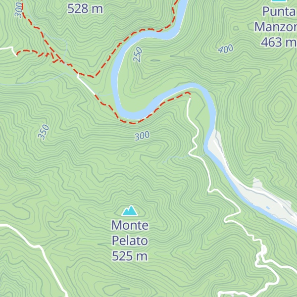 Map of Monte Ciappa