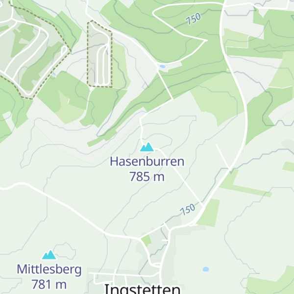 Map of Hasenburren