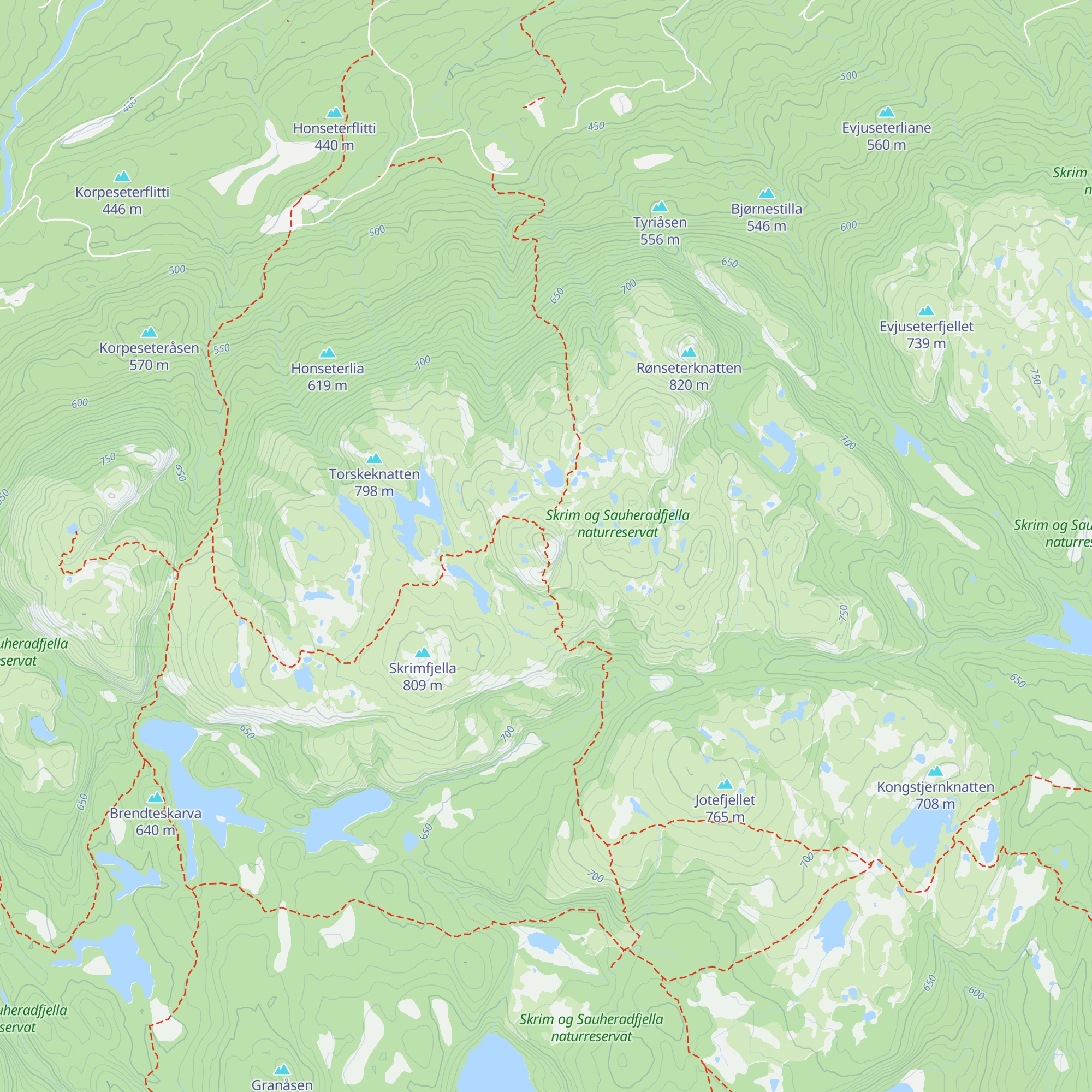Styggemannshytta map