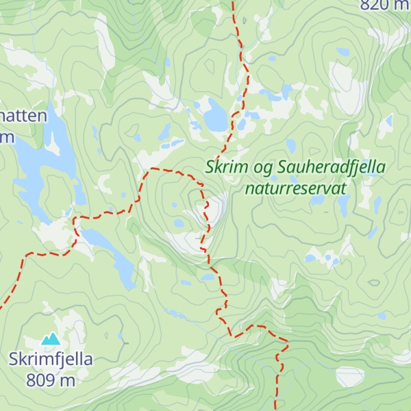 Map of Styggemannshytta