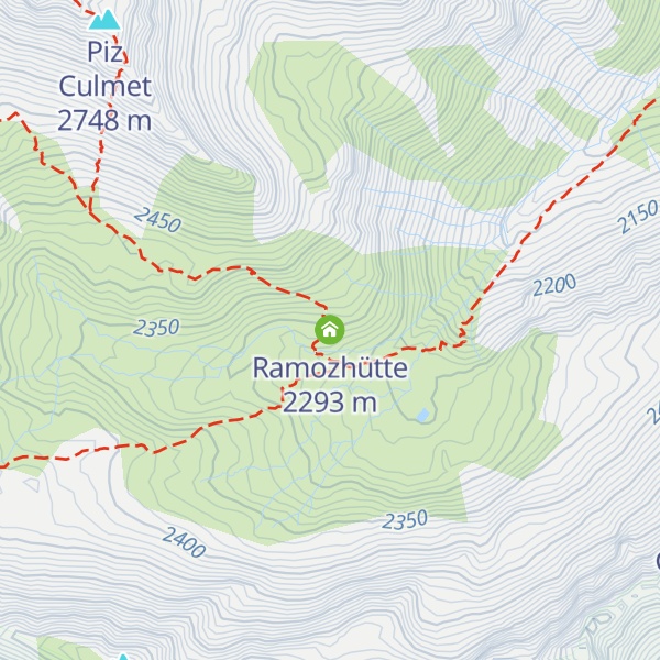 Map of Ramozhütte