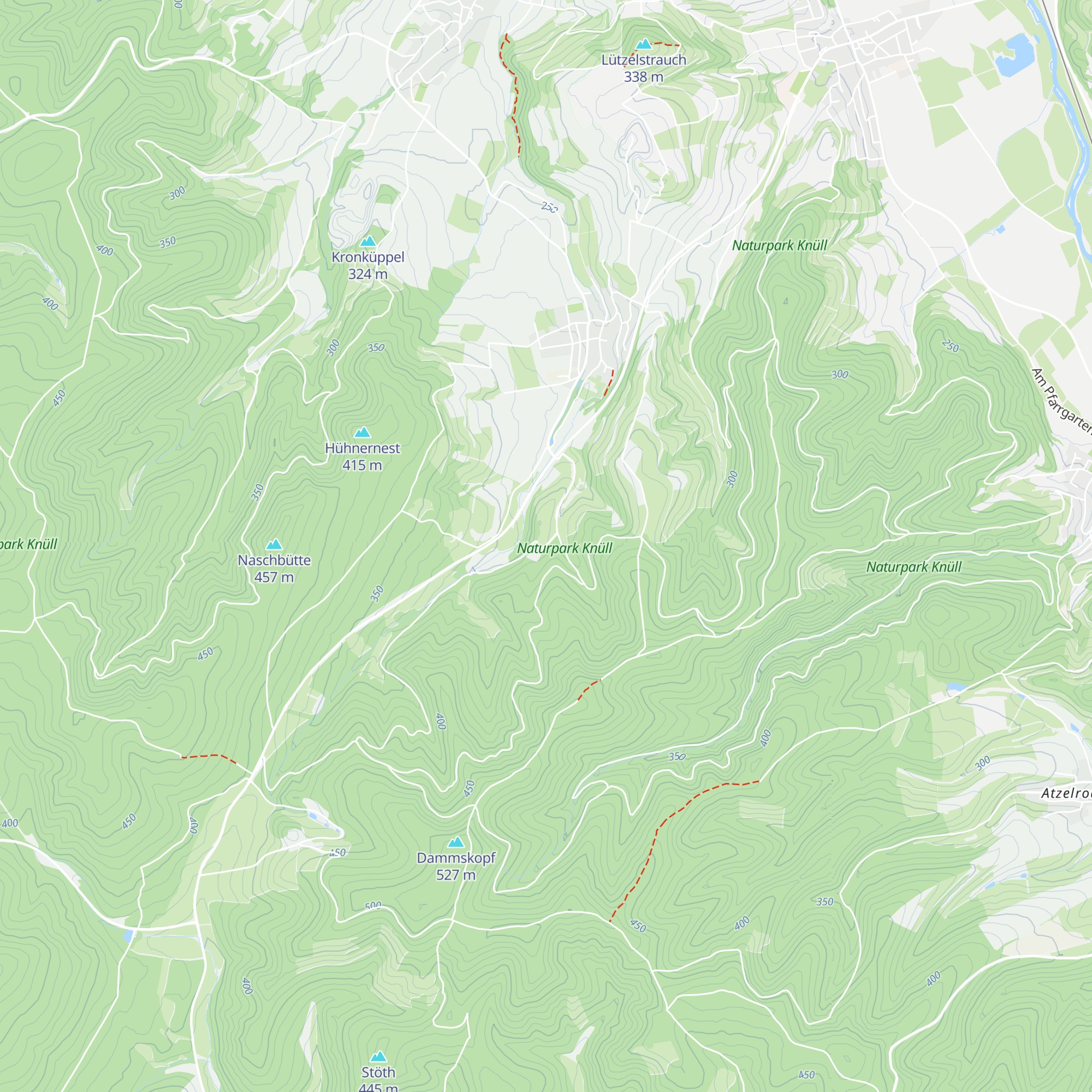 Christians-Hütte map