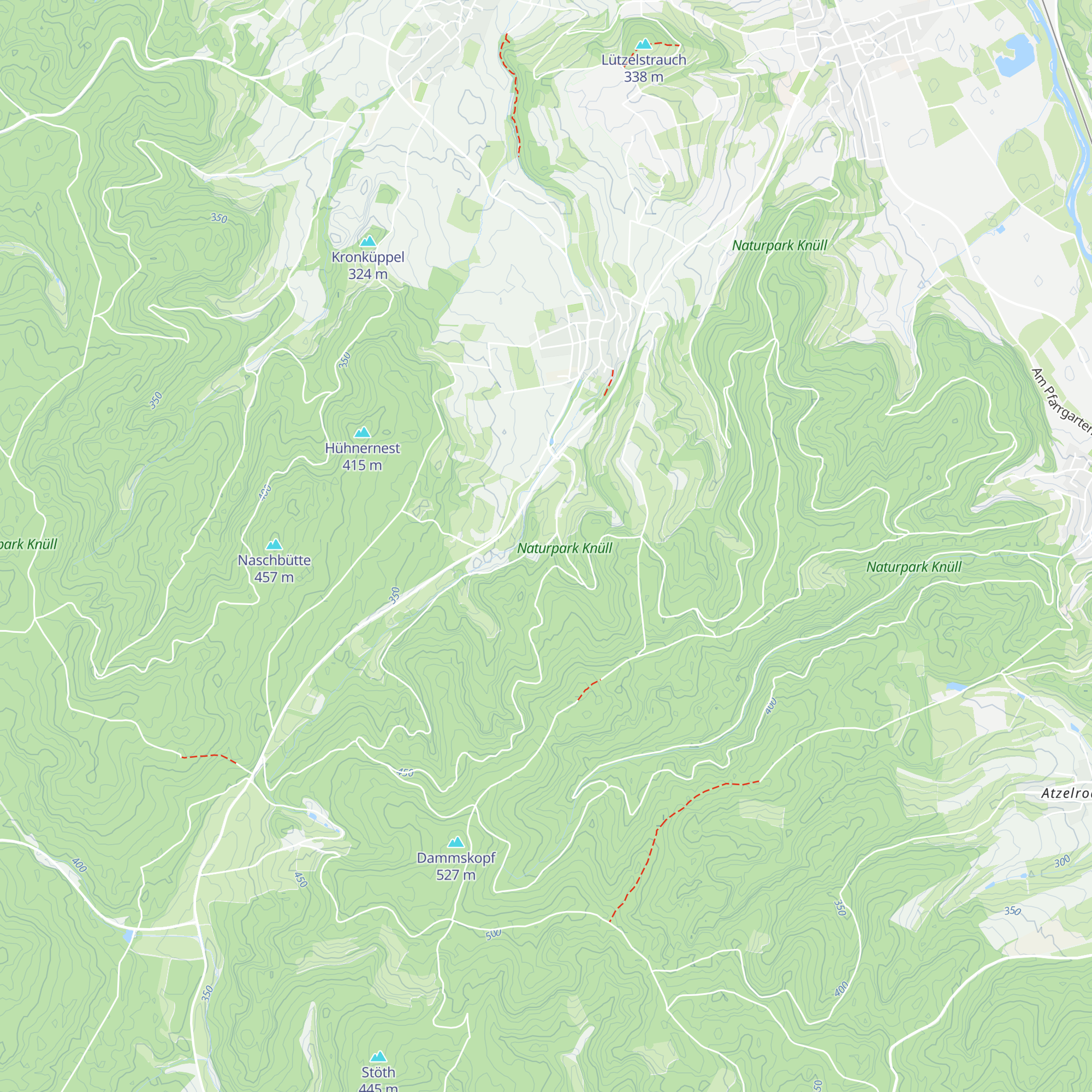 Christians-Hütte map