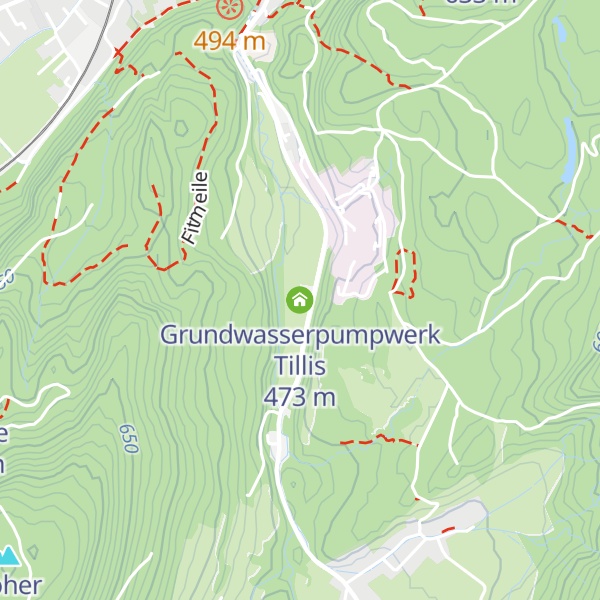 Map of Grundwasserpumpwerk Tillis
