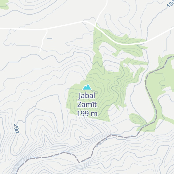 Map of Jabal Zamīt