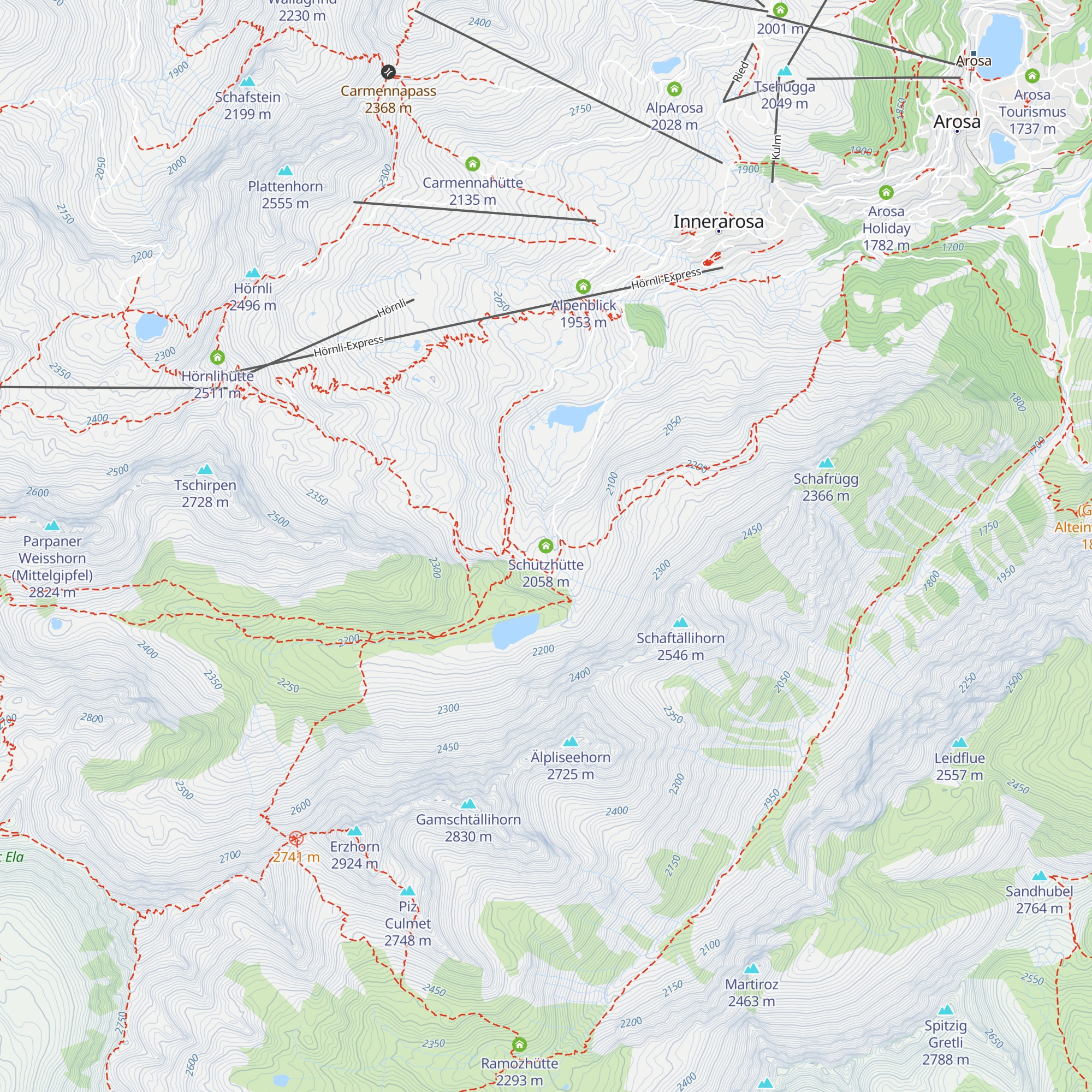 Schutzhütte map