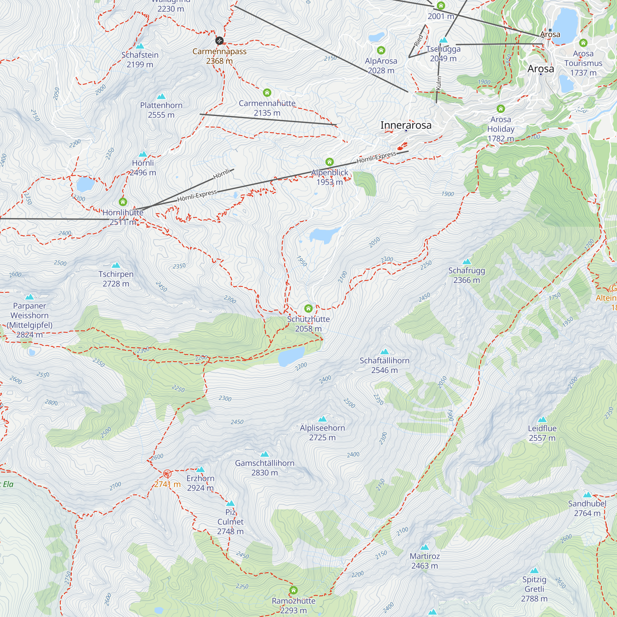 Schutzhütte map