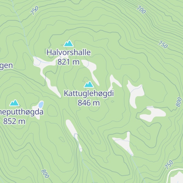 Map of Høglie