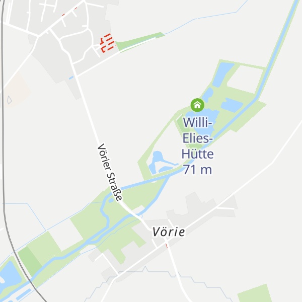 Map of Gert-Wiedemann-Hütte